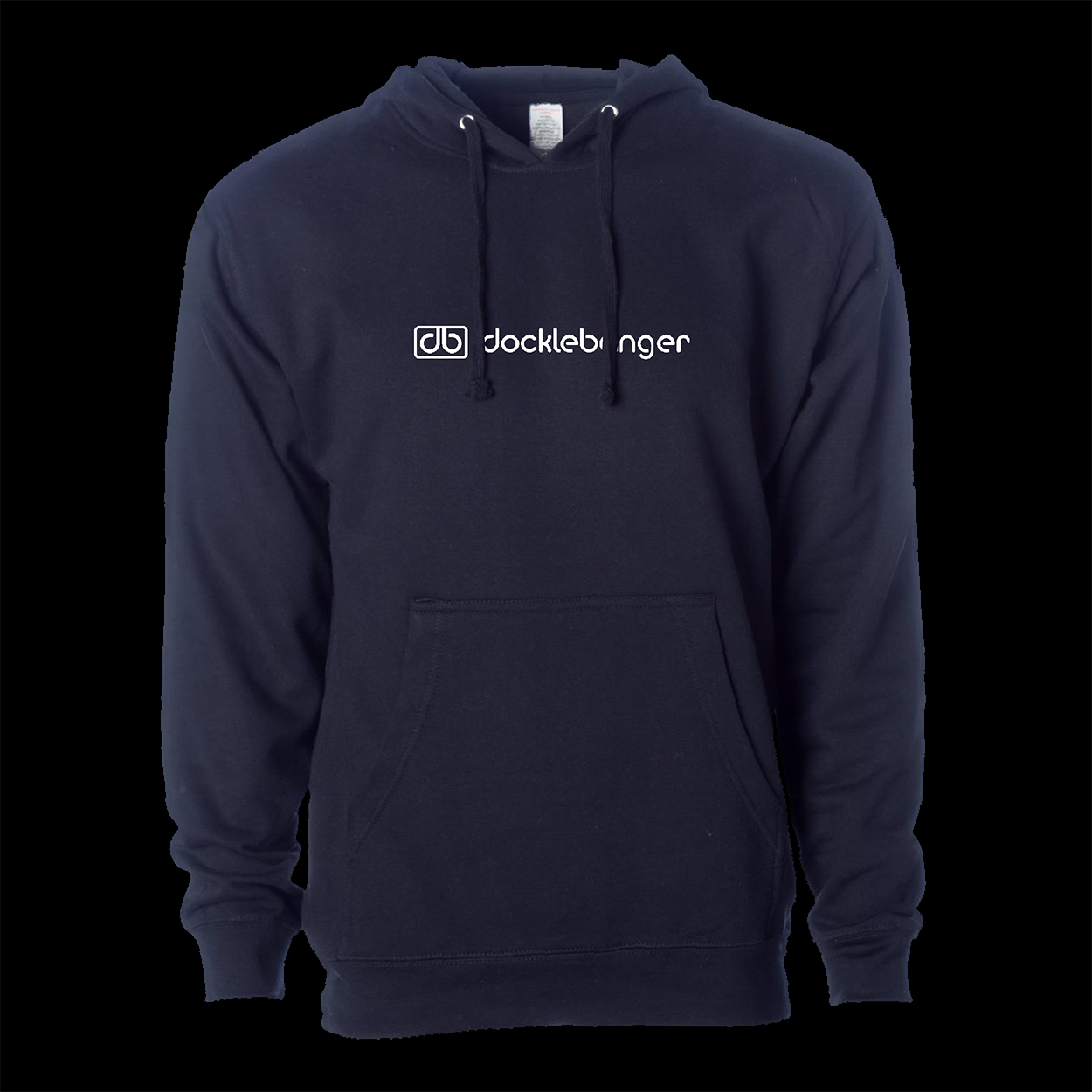 Docklebanger navy hoodie