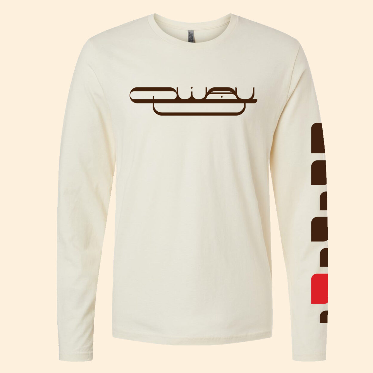 Qway Band Philadelphia Natural Longsleeve T-Shirt