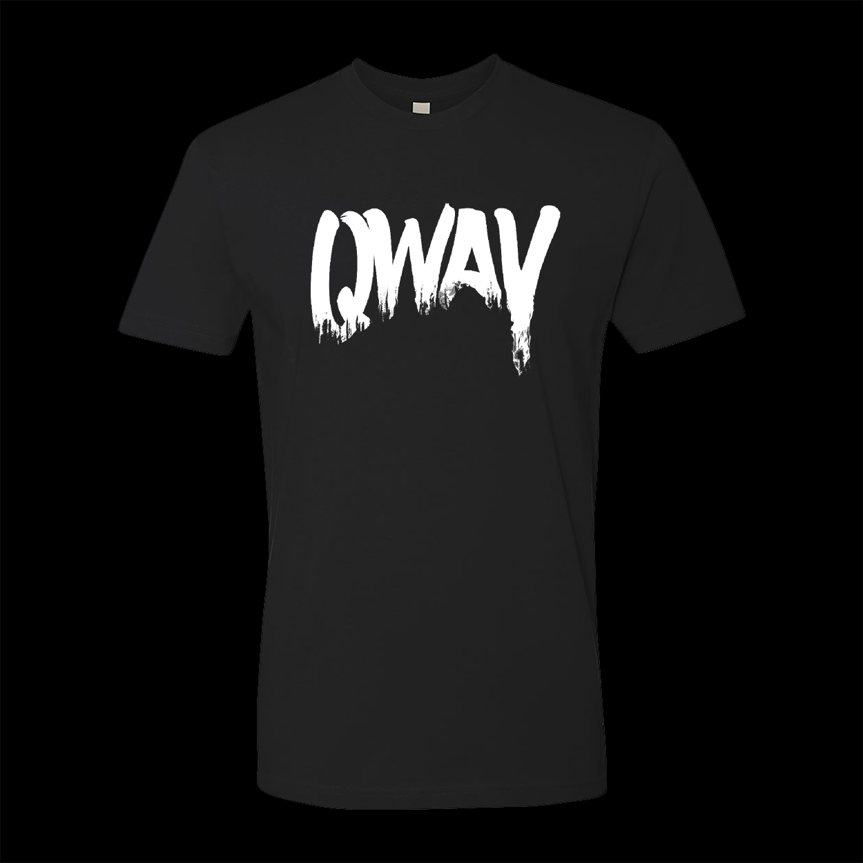 Qway Logo t-shirt Black color