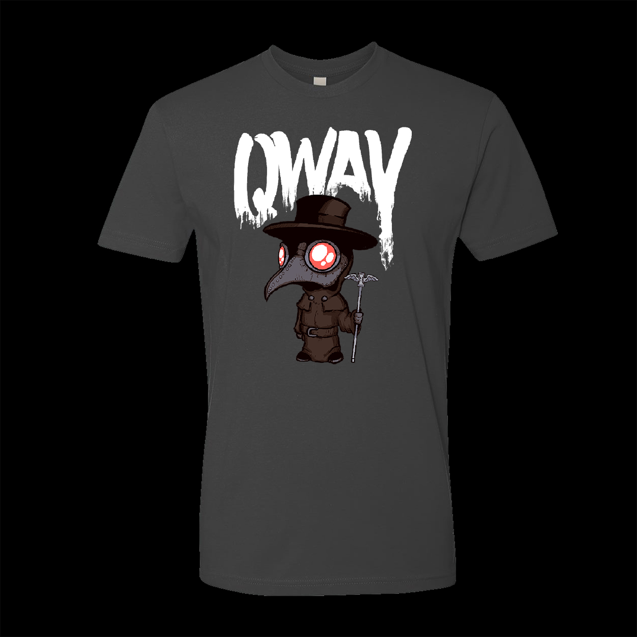 Qway Plague Doctor t-shirt Heavy Metal color
