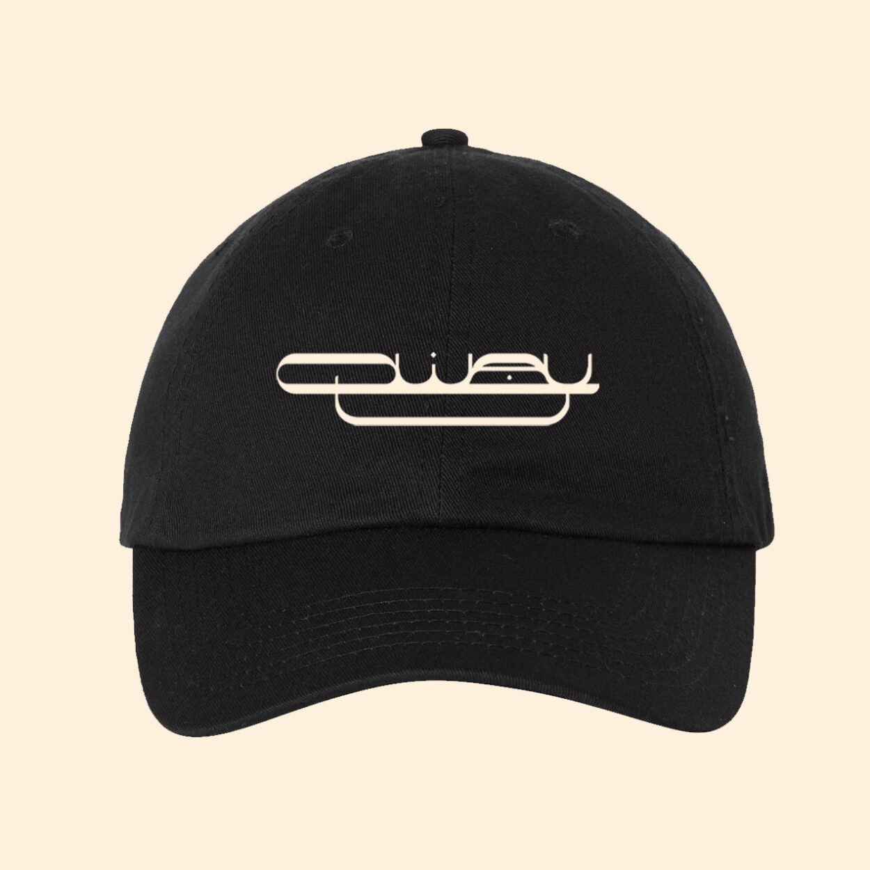 Qway black dad hat For QWAY BAND philadelphia