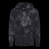 Amelia Moore Ekens hoodie black tie dye color