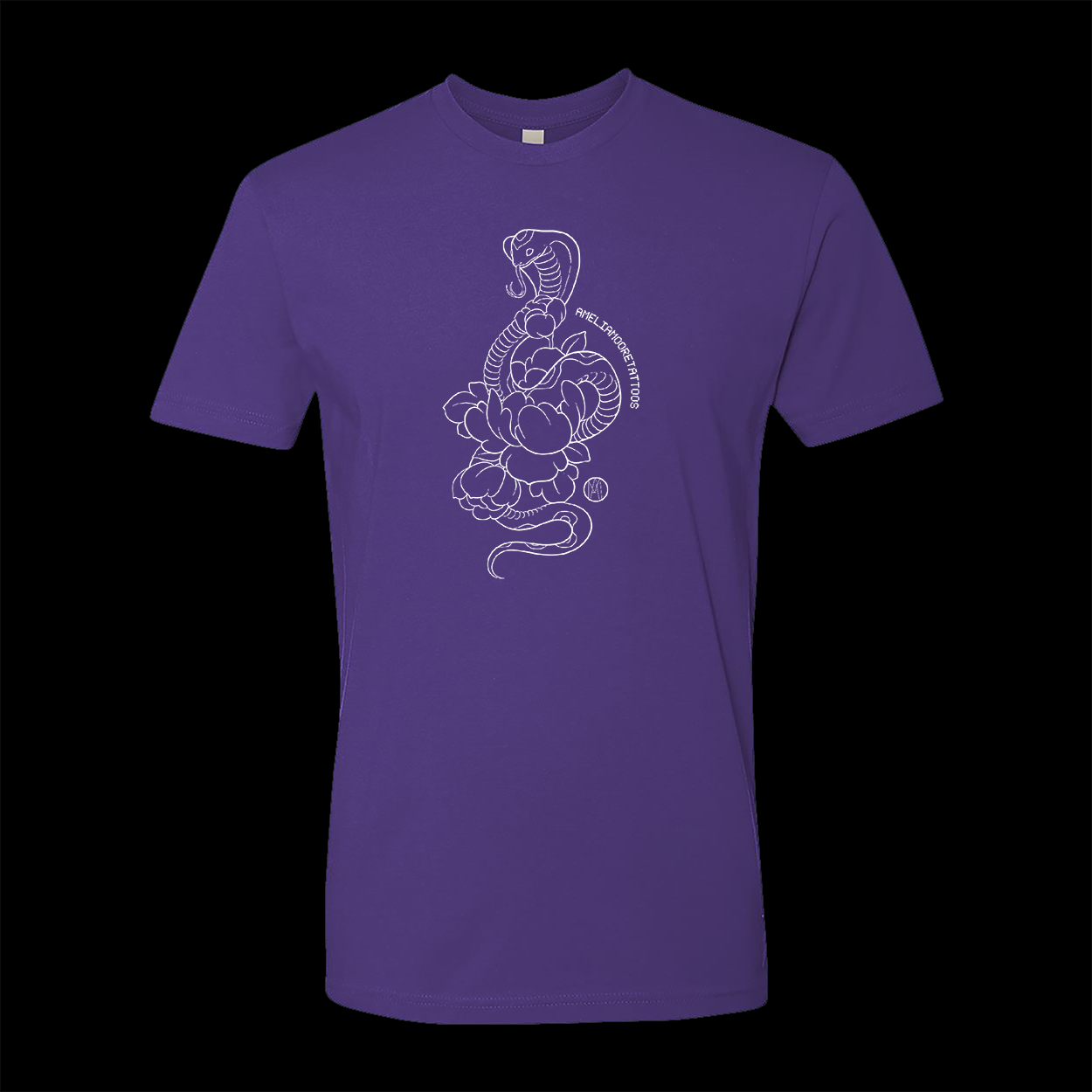 Amelia Moore Ekens t-shirt purple color