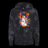 Amelia Moore Sylveon Hoodie black Tie dye color