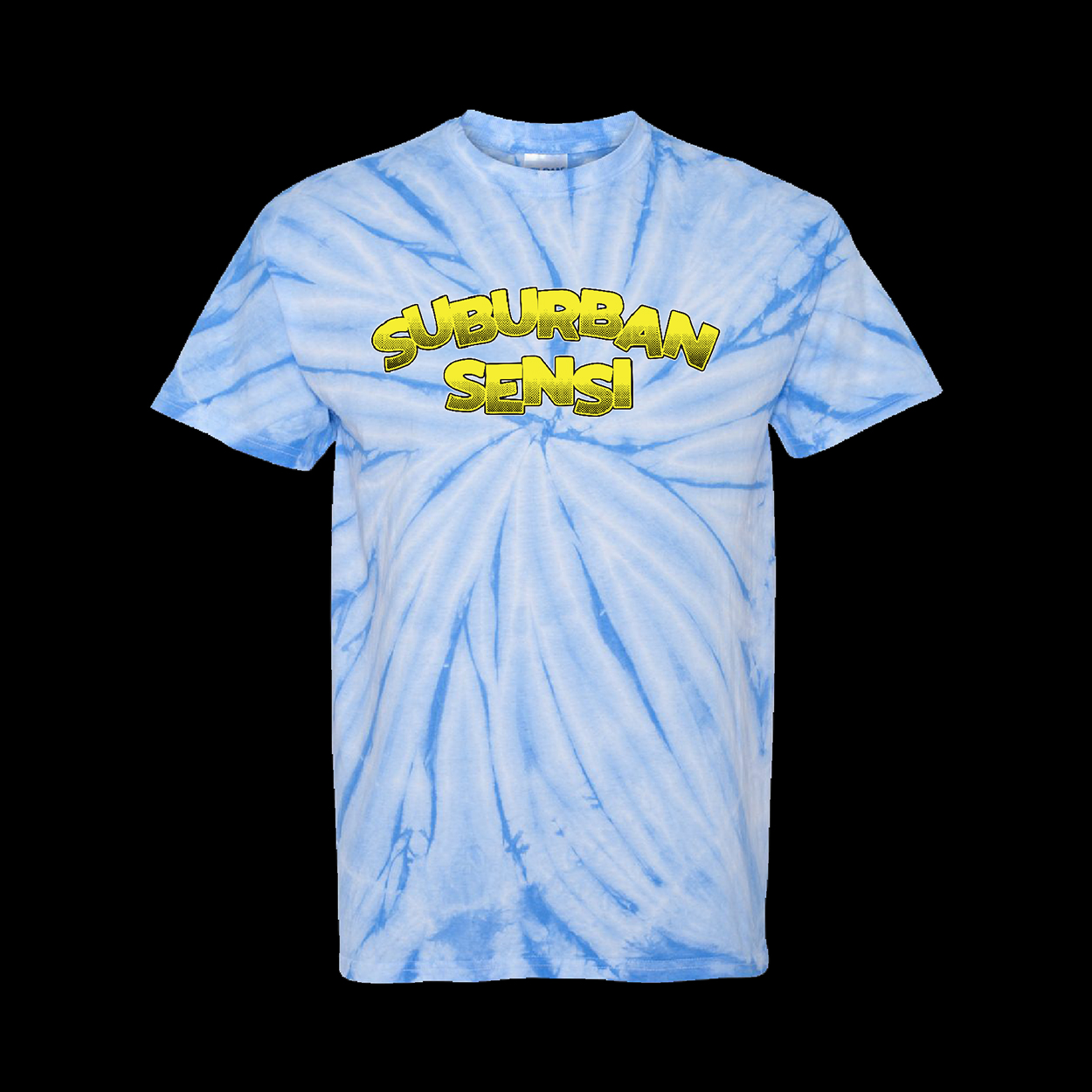 Suburban Sensi columbia blue tye dye T-shirt