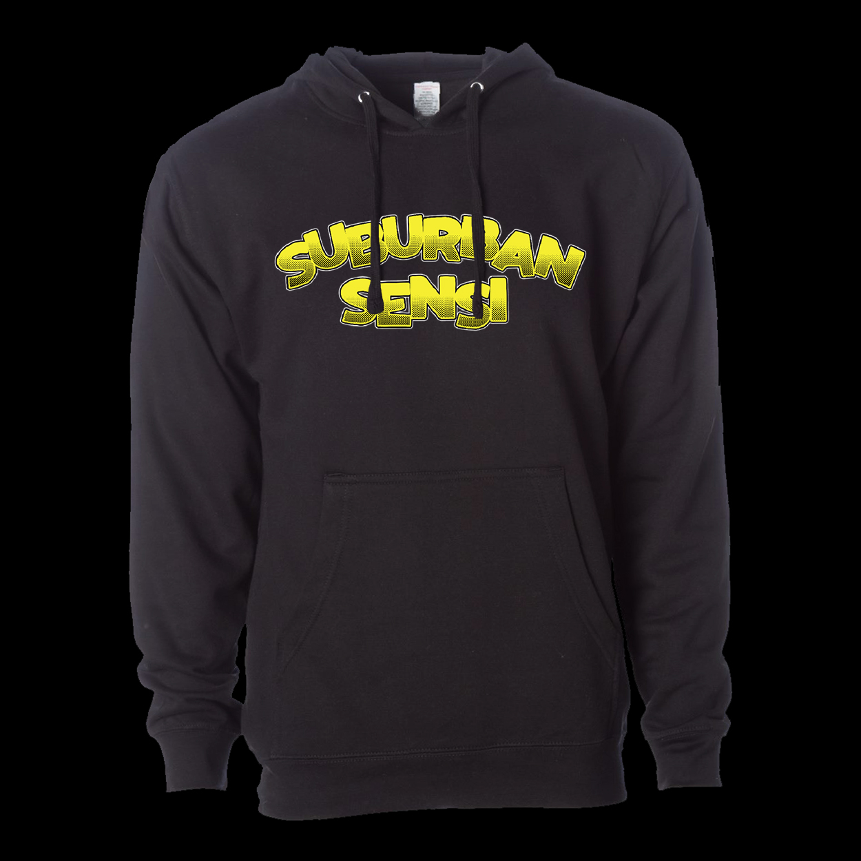 Suburban Sensi logo black hoodie