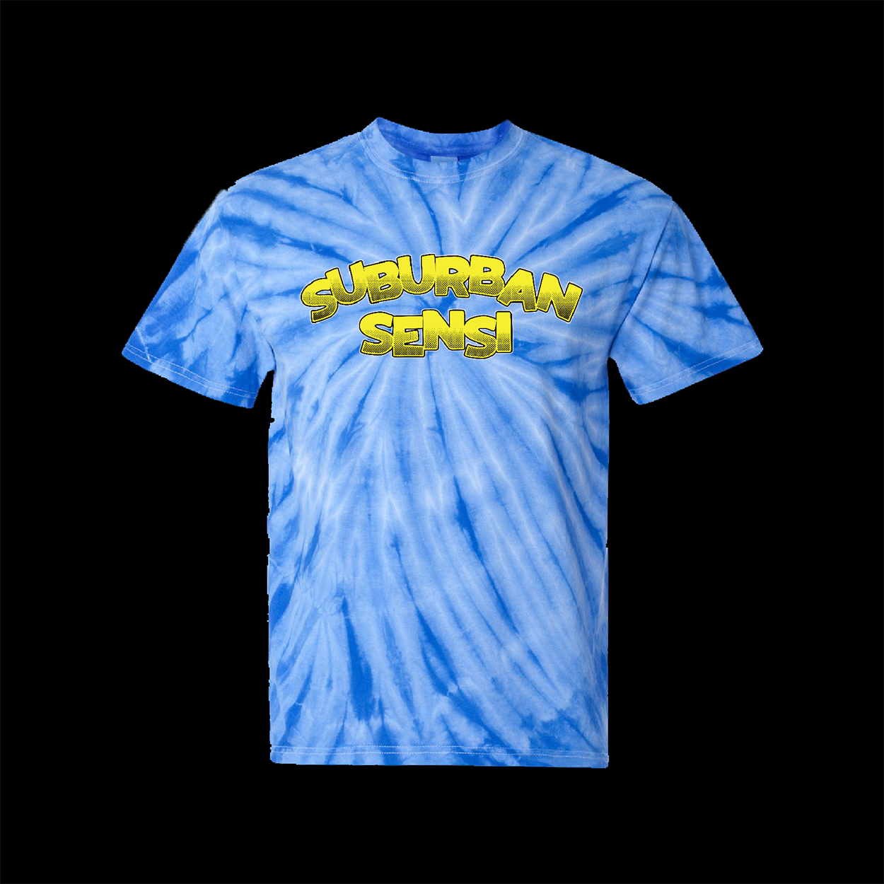 Suburban Sensi royal blue tye dye T-shirt