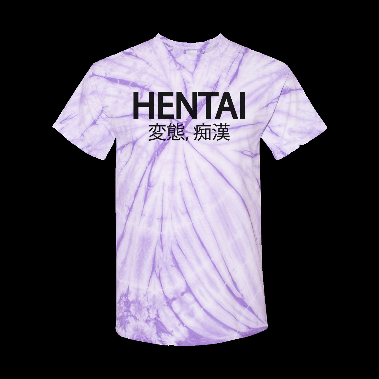 Accidie Hentai Lavender Tie Dye T-shirt
