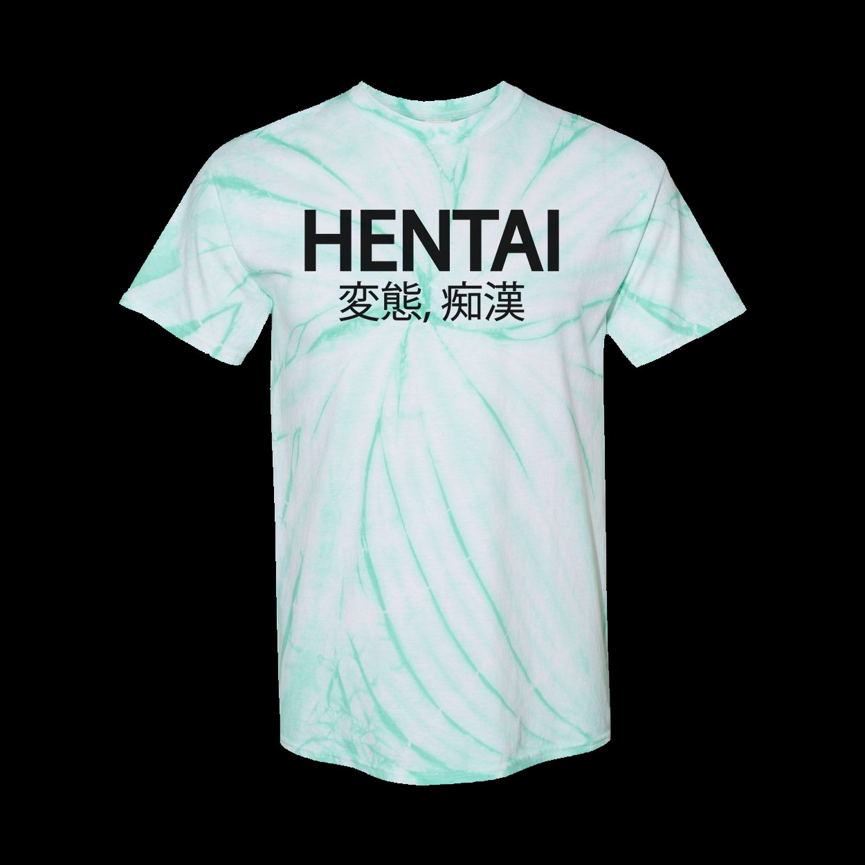 Accidie Hentai Mint Tie Dye T-shirt