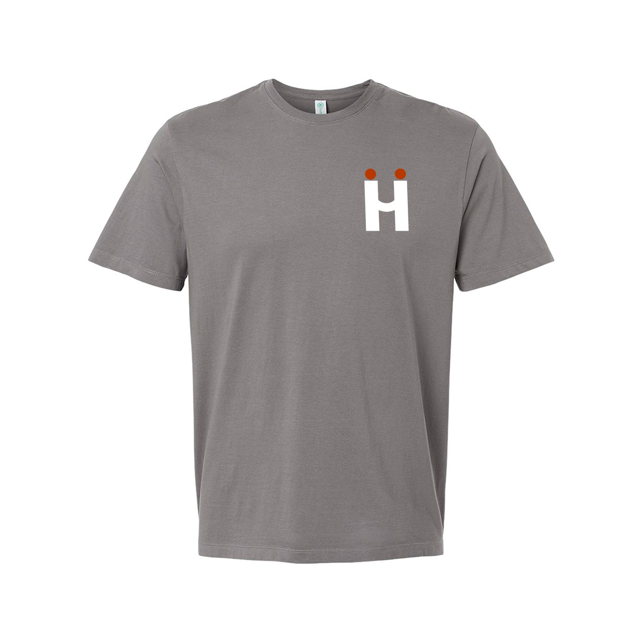 Hii Brand graphite short sleeve white Logo