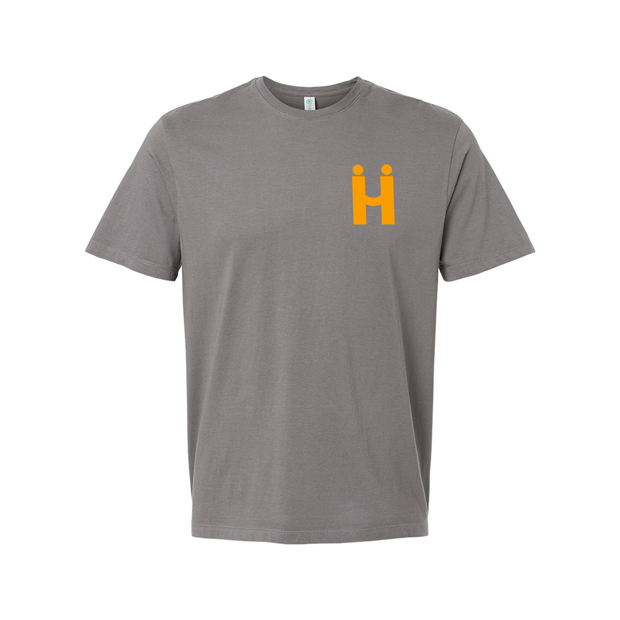 Hii Brand graphite short sleeve yellow Logo