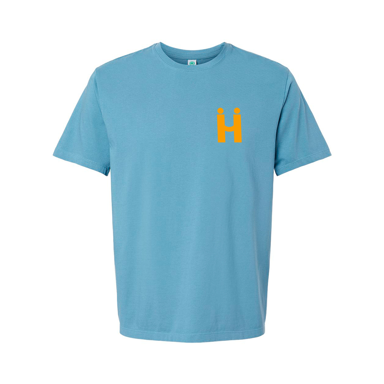 Hii Brand slate short sleeve yellow Logo