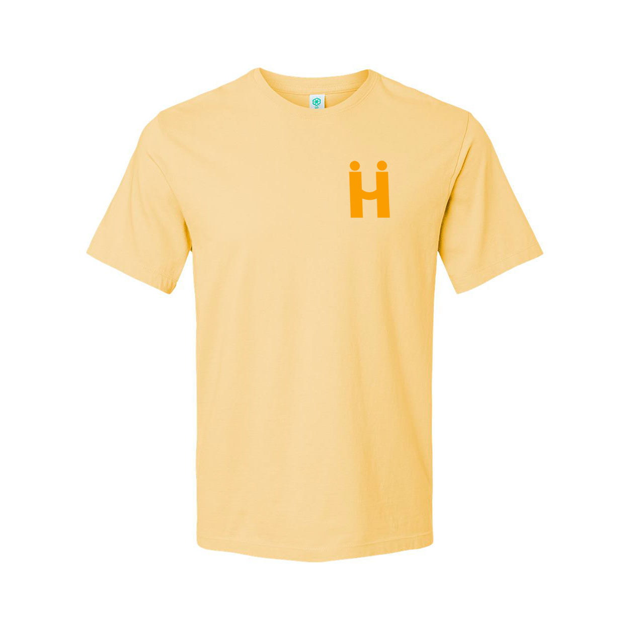 Hii Brand wheat tshirt yellow logo