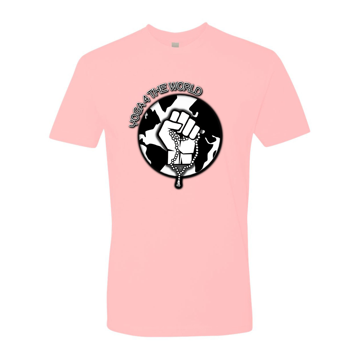 Yoga4TheWorld Light Pink Next Level T-Shirt