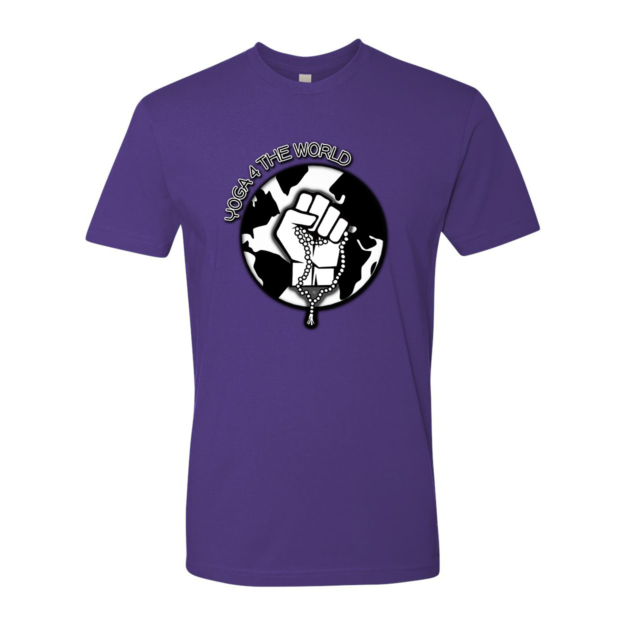 Yoga4TheWorld Purple Rush Next Level T-Shirt