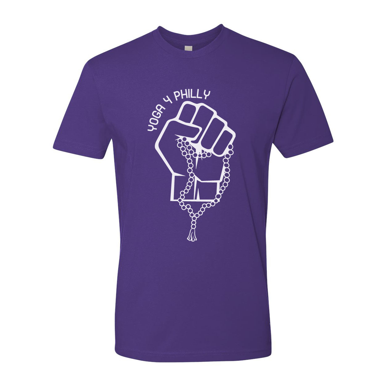 Yoga4Philly Purple Rush Next Level T-Shirt