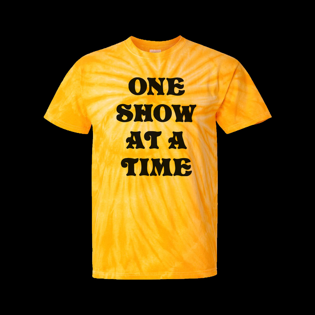 One Show At A Time Tie Dye Gold