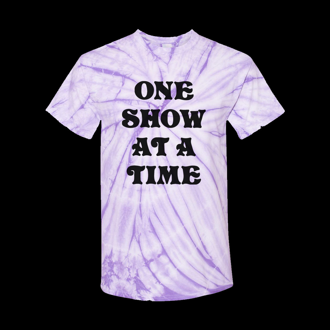 One Show At A Time Tie Dye lavender