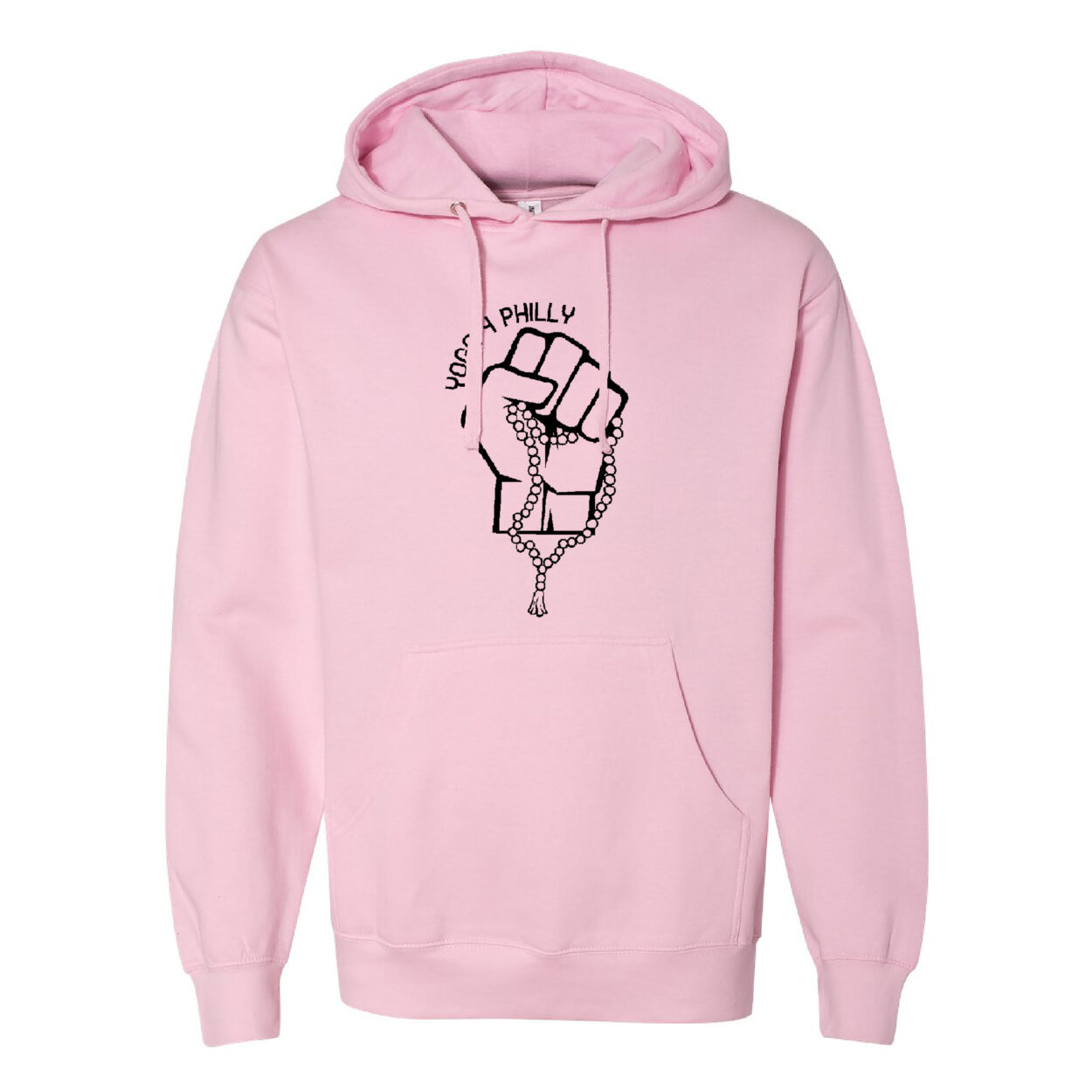 Yoga 4 philly Light Pink hoodie